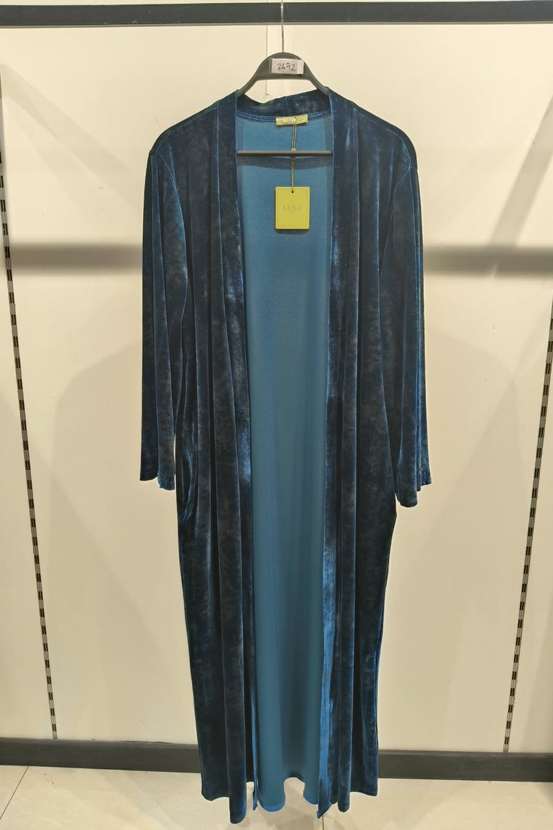Gilet en velour doux