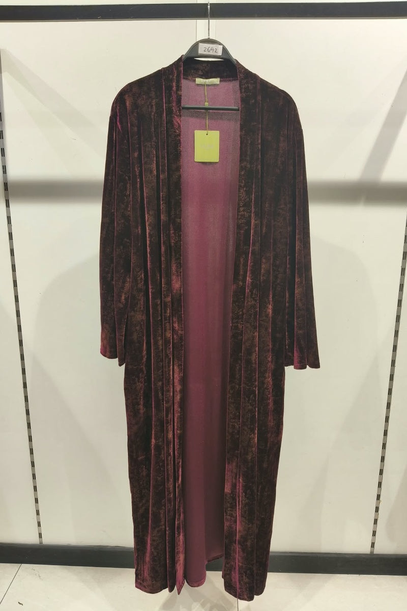 Gilet en velour doux