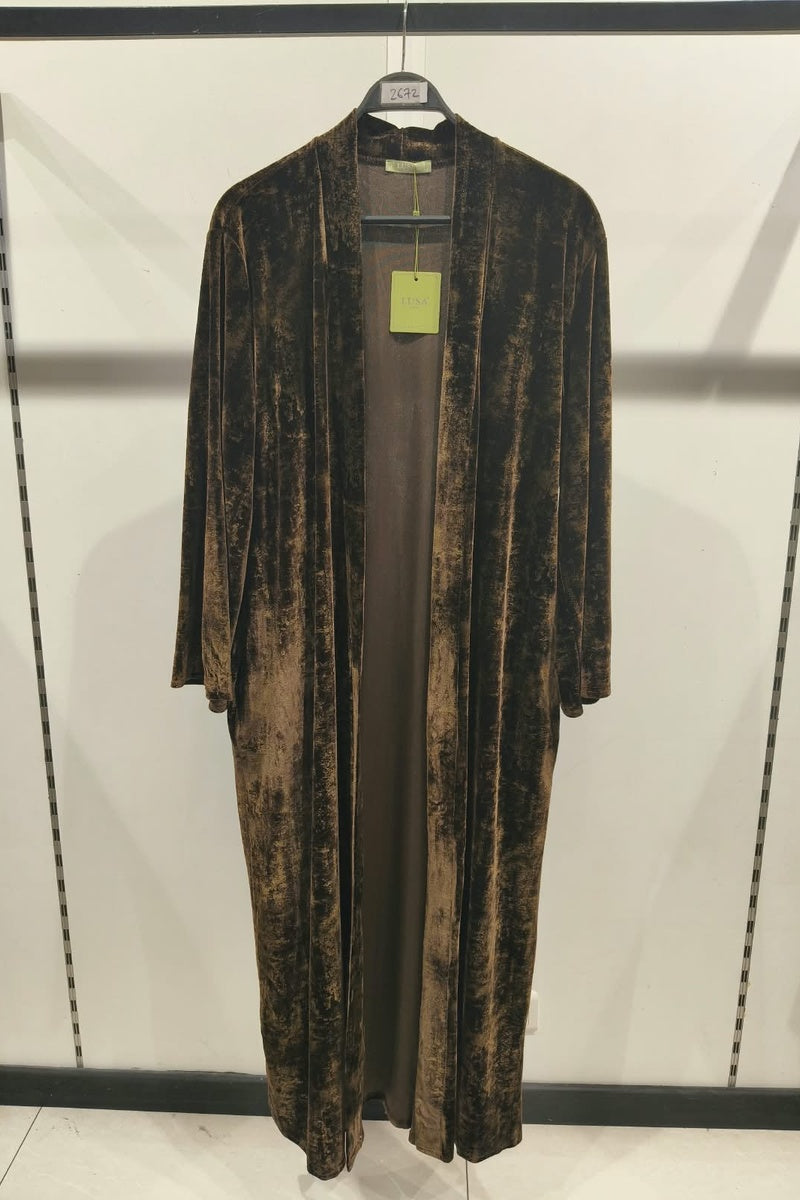 Gilet en velour doux