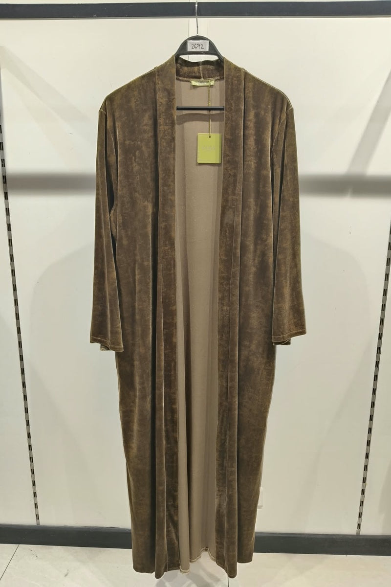 Gilet en velour doux