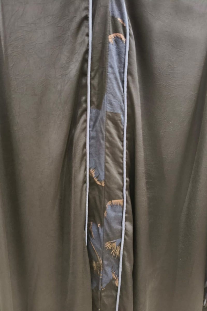 Robe longue fluide imprimée fleurie