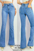 Jean premium stretch flare push up T36-T46