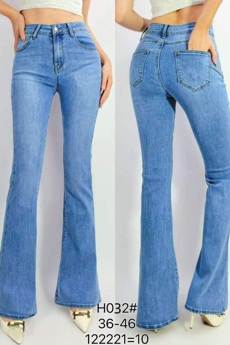 Jean premium stretch flare push up T36-T46