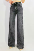 Jean premium stretch wide leg T38-T48