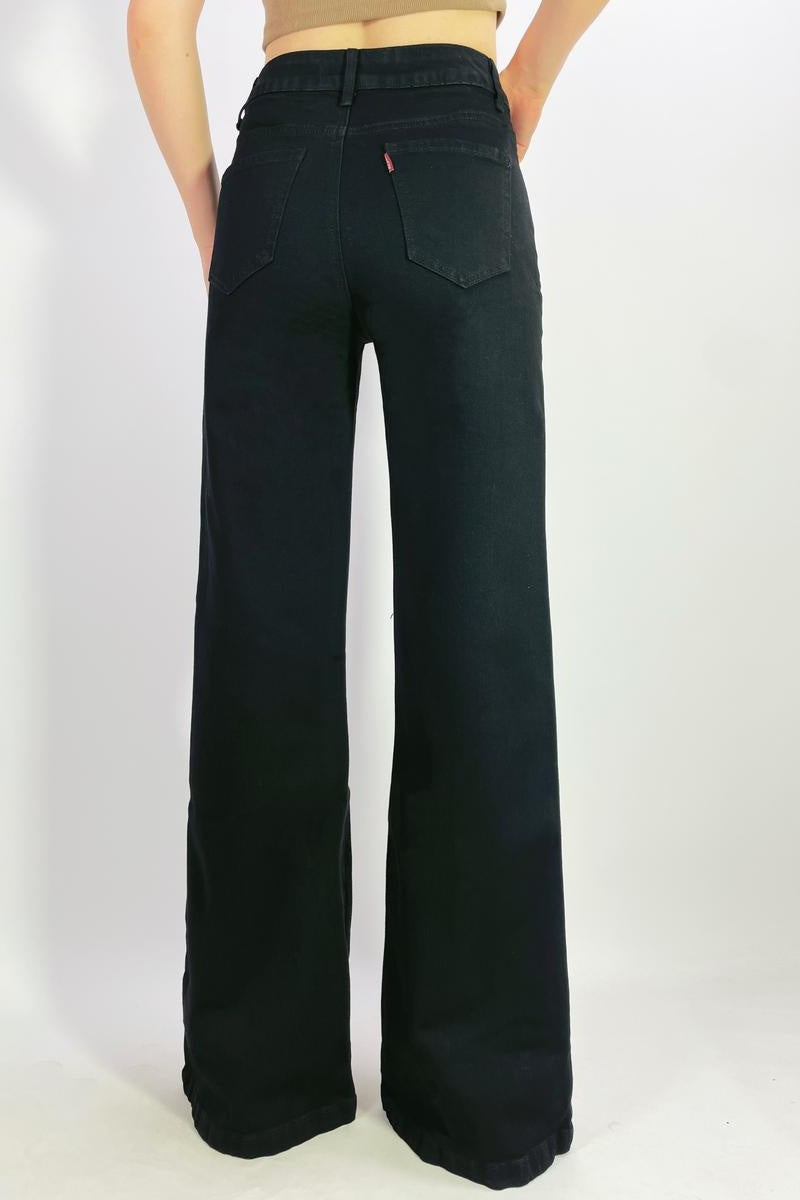 Jean premium stretch wide leg T38-T48