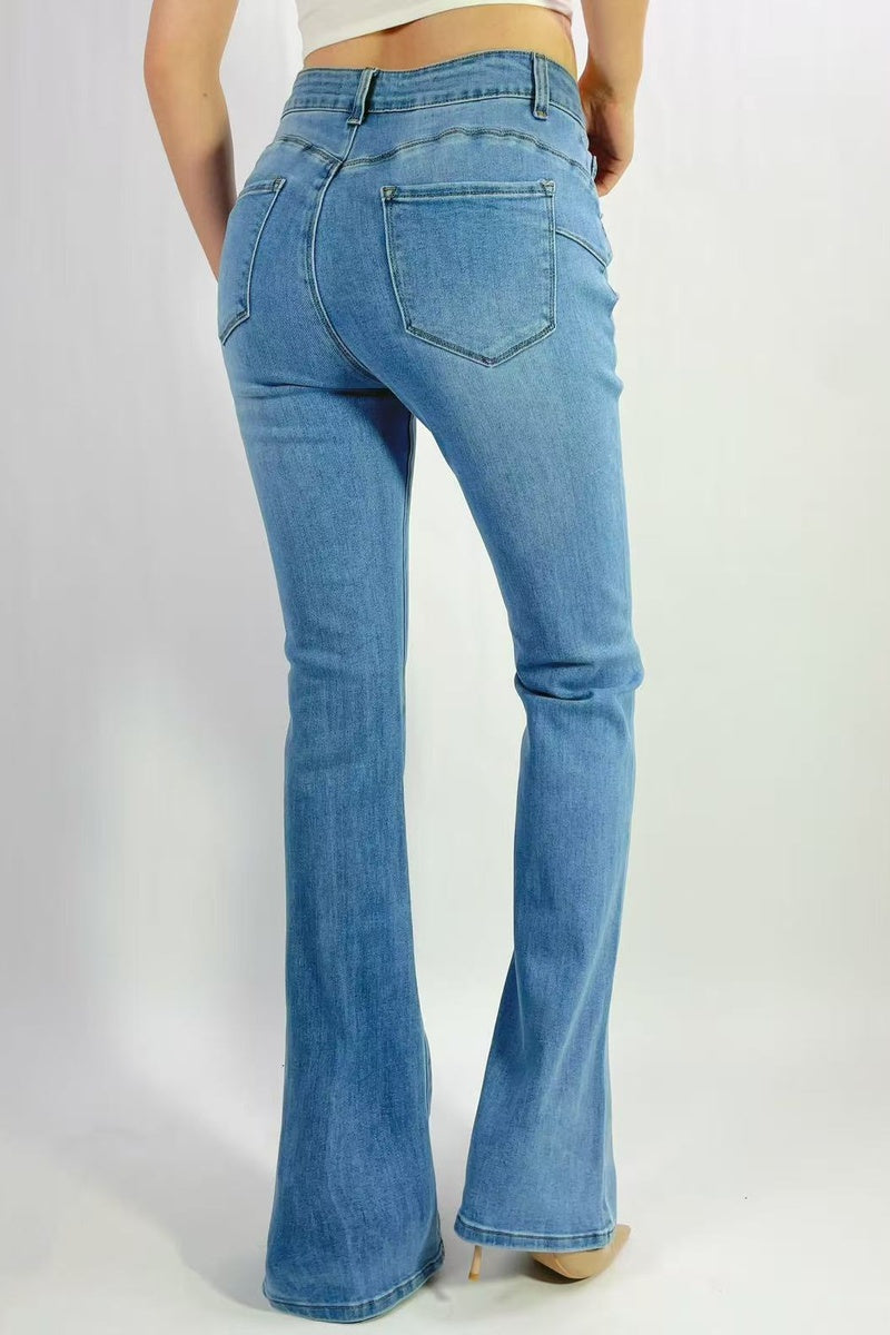 Jean premium push up flare stretch T36-T46