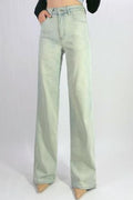 Jean premium wide leg délavé stretch T36-T46