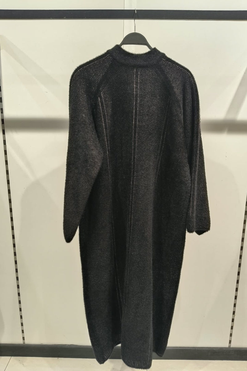 Manteau en maille tecturé