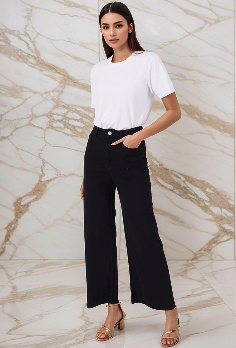 Jean sans poche avant sans couture coté 102cm T34-T42