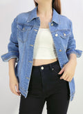 Veste jean stretch quatre poches T46-T54