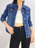 Veste jean stretch quatre poches T38-T50