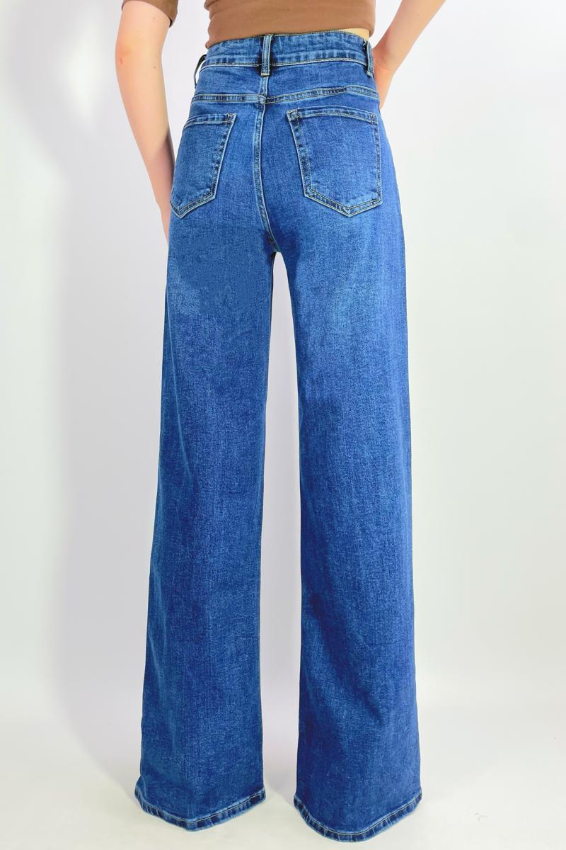 Jean coupe droite stretch à 5 poches T36-T46