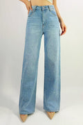 Jean premium coupe droite stretch avec strass T36-T46