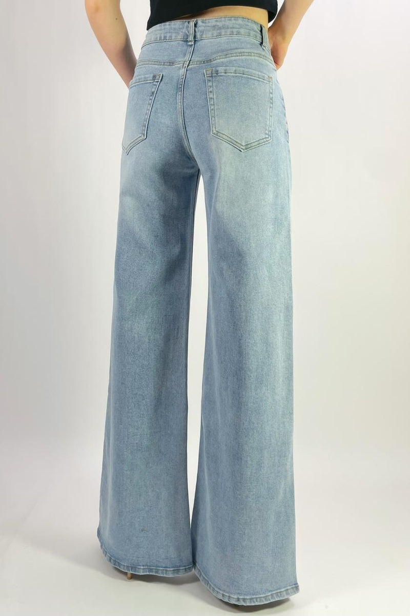 Jean premium wide leg stretch T36-T46