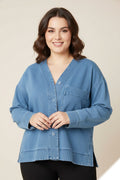 Veste gilet en jean