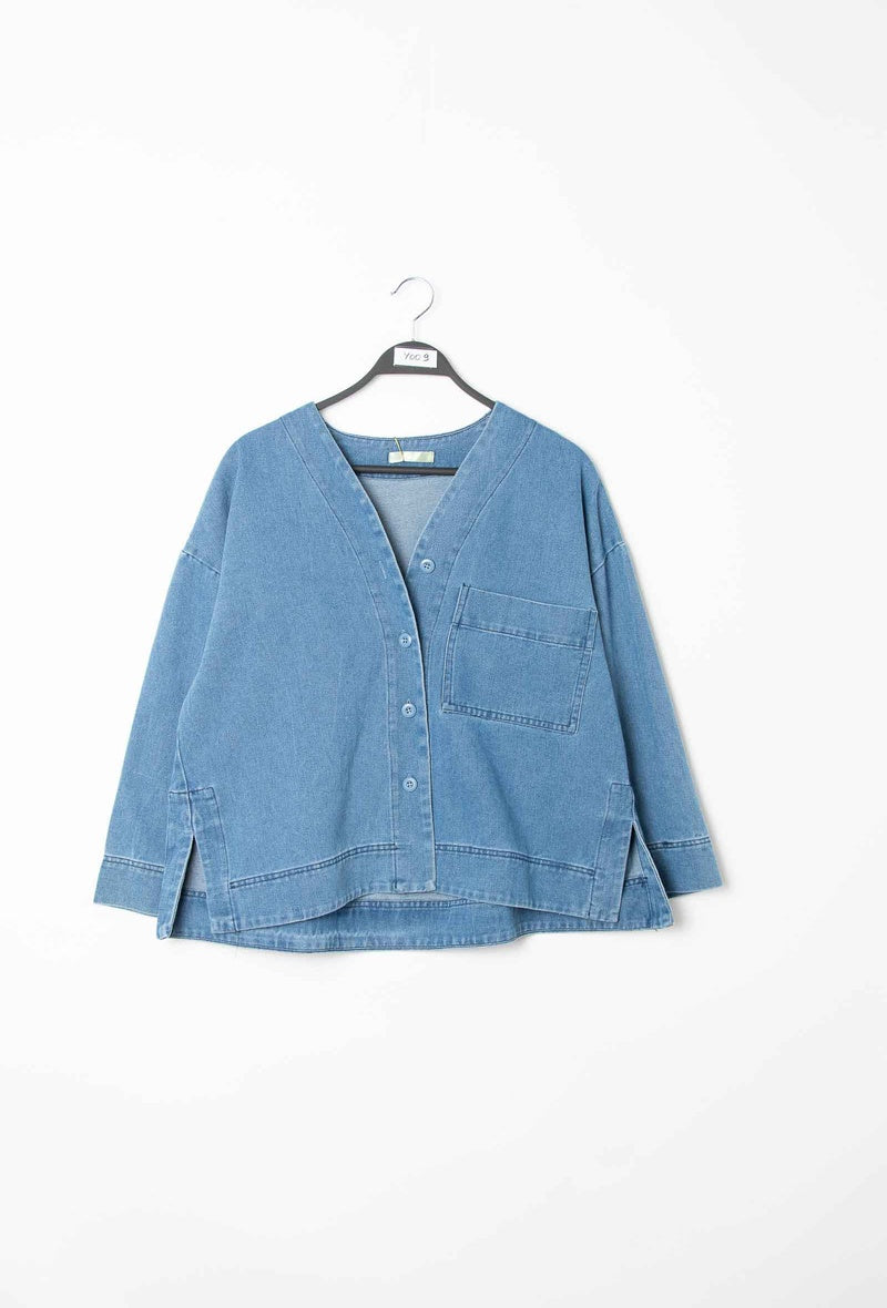 Veste gilet en jean
