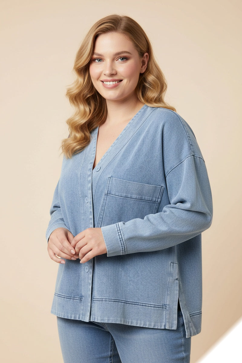 Veste gilet en jean