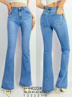 Jean push up flare 5 stretch poche H022