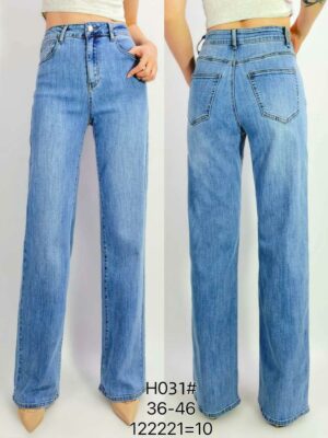 Jean premium stretch wide leg T36-T46 H031