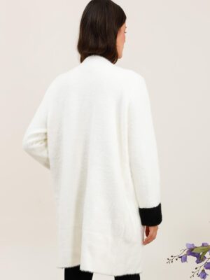 Veste en fourrure douce bouton élégant L2607