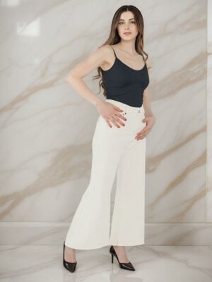 Jean sans poche avant sans couture coté 102cm L8801-3