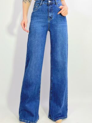 Jean coupe droite strech à 5 poches T36-T46 L8851