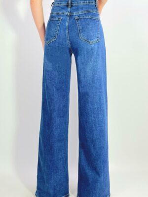 Jean coupe droite strech à 5 poches T36-T46 L8851