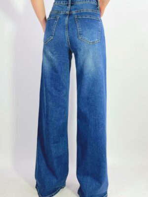 Jean coupe droite strech à 5 poches T36-T46 L8852