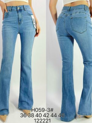 Jean premium push up flare stretch T36-T46 H059-3