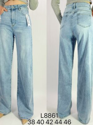 Jean premium coupe droite stretch T38-T46 L8861