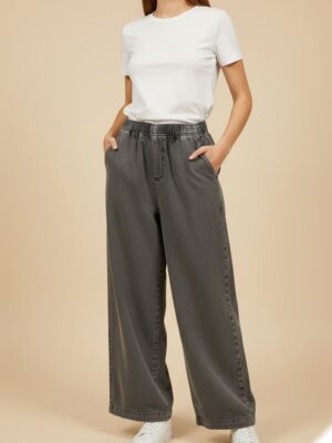 Jean coupe droite avec poche Y015