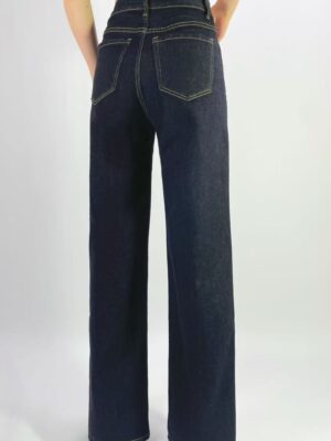 Jean premium coupe droite stretch avec strass T36-T46 L8876